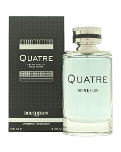 Boucheron Quatre Pour Homme Eau de Toilette 100ml Spray | Maznun Fashion