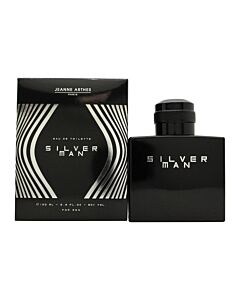 Jeanne Arthes Silver Man Eau de Toilette 100ml Spray | Maznun Fashion
