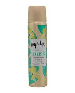 Impulse Hint of Musk Body Fragrance Spray 75ml | Maznun Fashion