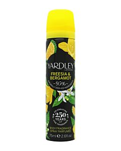 Yardley London  Freesia & Bergamot 75ml Body Spray | Maznun Fashion
