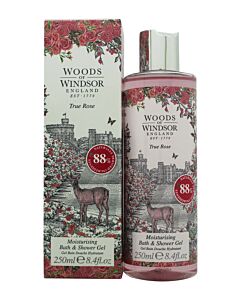 Woods of Windsor True Rose Moisturising Bath & Shower Gel 250ml | Maznun Fashion