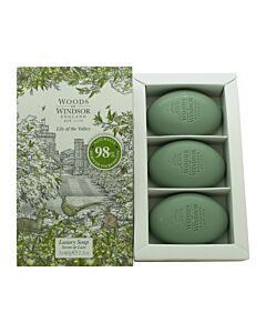 Woods of Windsor Lily of the Valley Soap 3 x 60g | Maznun Fashion