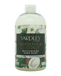 Yardley Gardenia & Coconut Milk Botanical Hand Wash 500ml | Maznun Fashion