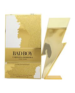 Carolina Herrera Bad Boy Gold Fantasy Eau de Toilette 100ml Spray | Maznun Fashion