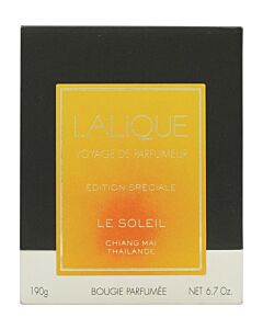 Lalique Candle 190g - Le Soleil Chiang Mai | Maznun Fashion