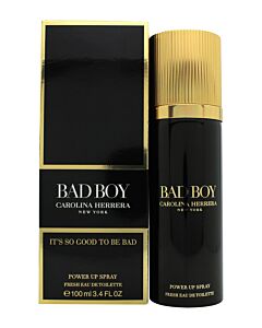Carolina Herrera Bad Boy Power Up Spray Fresh Eau de Toilette 100ml Spray | Maznun Fashion