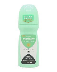 Mitchum Women Invisible Clear Fresh Roll On 100ml | Maznun Fashion