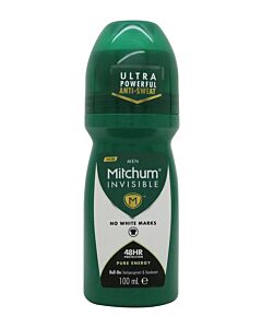 Mitchum Invisible 48HR Pure Energy Roll On 100ml | Maznun Fashion