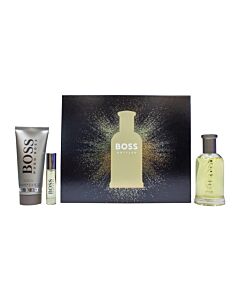Hugo Boss Boss Bottled Gift Set 100ml EDT + 100ml Shower Gel + 10ml EDT | Maznun Fashion