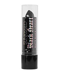 Sunkissed Black Heart Matte Lipstick - Black | Maznun Fashion