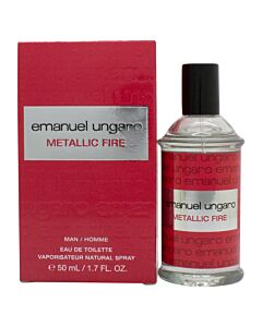 Emanuel Ungaro Metallic Fire Men Eau de Toilette 50ml Spray | Maznun Fashion