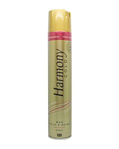 Harmony Gold Max Hold Shine Argan Oil Hairspray 400ml | Maznun Fashion