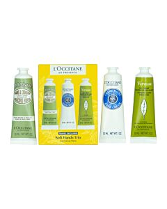 L'Occitane en Provence Travel Exclusive Hand Cream Collection 3 x 30ml Almond + Verbena + Shea Butter | Maznun Fashion
