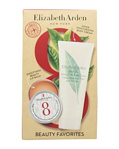 Elizabeth Arden Green Tea Gift Set 100ml Green Tea Honey Drops Body Cream + 8hr Cream lip Protectant in Tin 13ml | Maznun Fashion