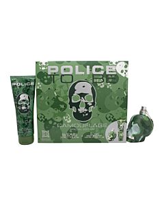 Police To Be Camouflage Gift Set 75ml EDT + 100ml Shower Gel | Maznun Fashion