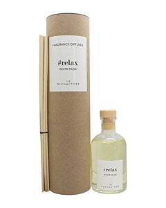 The Olphactory Relax White Musk Reed Diffuser 100ml | Maznun Fashion
