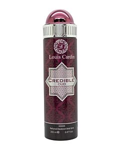 Louis Cardin Credible Oud Perfumed Deodorant Body Spray 200ml | Maznun Fashion