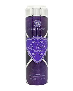Louis Cardin La Viola Paradise Perfumed Deodorant Body Spray 200ml | Maznun Fashion