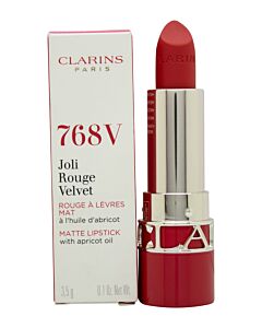 Clarins Matte Joli Rouge Velvet Lipstick 3.5g - 768V Strawberry | Maznun Fashion