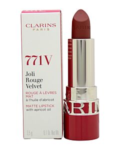 Clarins Matte Joli Rouge Velvet Lipstick 3.5g - 771V Dahlia Red | Maznun Fashion