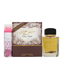 Lattafa Perfumes Pure Oudi Gift Set 100ml EDP + 50ml Deodorant Spray | Maznun Fashion