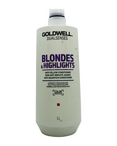 Goldwell Dualsenses Blonde & Highlights Anti-Yellow Conditioner 1000ml | Maznun Fashion