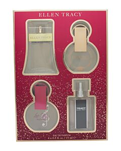 Ellen Tracy Gift Set 15ml Classic EDP + 15ml Bronze EDP + 15ml Tracy EDP + 15ml Love Notes EDP | Maznun Fashion