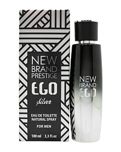 New Brand Parfums Ego Silver Eau de Toilette 100ml Spray | Maznun Fashion