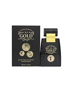 New Brand Gold For Men Eau de Toilette 100ml Spray | Maznun Fashion