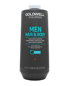 Goldwell Dualsenses For Men Hair & Body Shampoo 1000ml | Maznun Fashion