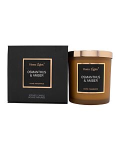 Home Lights Osmanthus & Amber Scented Candle 215g | Maznun Fashion