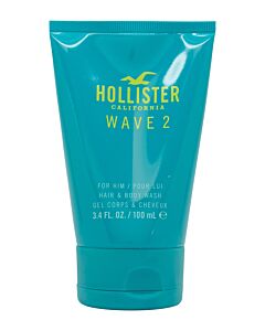 Hollister Wave 2 For Him Hair & Body Wash 100ml | Maznun Fashion