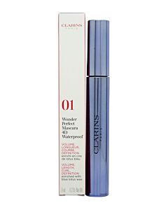 Clarins Wonder Perfect 4D Waterproof Mascara 8ml - 01 Perfect Black | Maznun Fashion