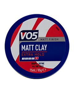 VO5 Matt Finish Extreme Style Matte Clay 75ml - Extra Hold | Maznun Fashion