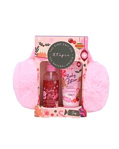The Kind Edit Co. Utopia Cosy Comfort Gift Set 110ml Body Lotion + 100ml Body Mist + Ear Muffs | Maznun Fashion