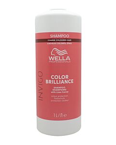 Wella Professionals Invigo Color Brilliance Shampoo 1000ml - For Coarse Hair | Maznun Fashion
