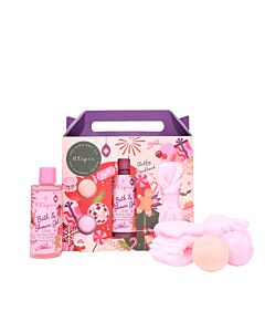The Kind Edit Co. Utopia Headband Set Gift Set 200ml Bath & Shower Gel + 2x 50g Bath Fizzer + 1x Headband | Maznun Fashion