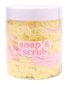 Sunkissed Soap & Scrub Lemon Sherbet Whipped Body Cleanser 250g | Maznun Fashion