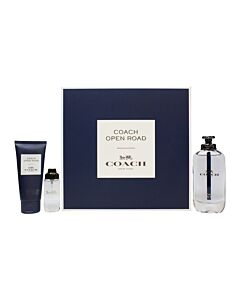 Coach Open Road Gift Set 100ml EDT + 100ml Shower Gel + 15ml EDT | Maznun Fashion