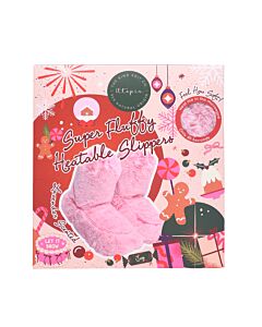 The Kind Edit Co. Utopia 1 Pair Super Fluffy Heatable Slippers 1x Piece | Maznun Fashion