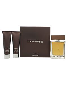 Dolce & Gabbana The One Gift Set 100ml EDT + 50ml Aftershave Balm + 50ml Shower Gel | Maznun Fashion