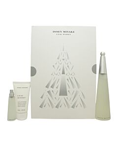 Issey Miyake L'eau d'Issey Gift Set 100ml EDT + 50ml Body Lotion + 10ml EDT Purse Spray - Christmas Edition | Maznun Fashion