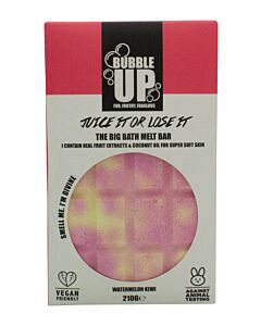 Bubble Up Bath Oil Melt Soap Bar 210g - Watermelon & Kiwi | Maznun Fashion