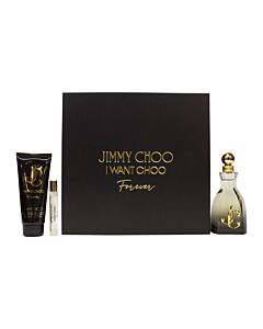 Jimmy Choo I Want Choo Forever Gift Set 100ml EDP + 100ml Body Lotion + 7.5ml EDP | Maznun Fashion