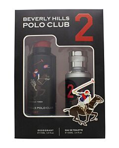 Beverly Hills Polo Club Sport 2 Gift Set 100ml EDT + 175ml Deodorant Spray | Maznun Fashion