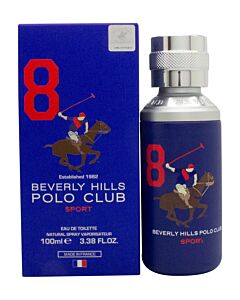 Beverly Hills Polo Club Sport 8 Eau de Toilette 100ml Spray | Maznun Fashion