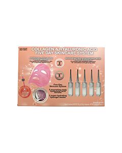 Skin Treats Collagen & Hyaluronic Acid Five Day Skincare System - 7 Pieces | Maznun Fashion