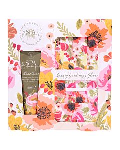 The Kind Edit Co. Spa Botanique Garden Glove Gift Set 125ml Hand Cream + 1x Pair Garden Gloves | Maznun Fashion