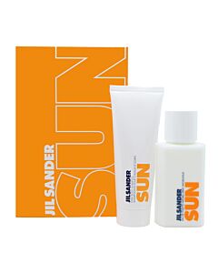 Jil Sander Sun Gift Set 75ml EDT + 75ml Hair & Body Shampoo | Maznun Fashion