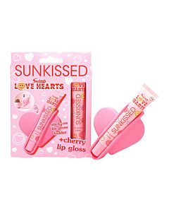 Sunkissed Love Hearts Lip Gloss Holder 15ml | Maznun Fashion
